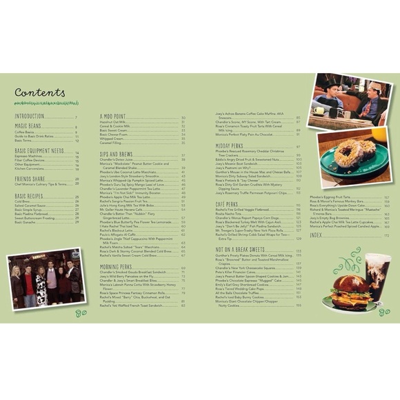 FRIENDS THE TELEVISION SERIES CENTRAL PERK official cookbook HARDCOVER - Picture 3 of 8